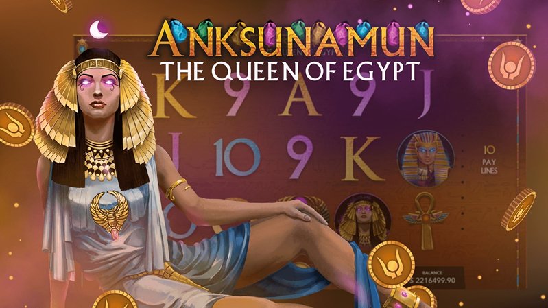 Обзор слота Anksunamun: the queen of Egypt